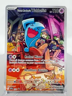 Team Rocket's Wobbuffet 203 Sv: Scarlet & Violet Promo Cards Holo - Image 2