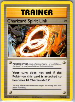 Charizard Spirit Link 75/108 Non Holo XY - Evolutions - Pokemon Card - NM - Image 1