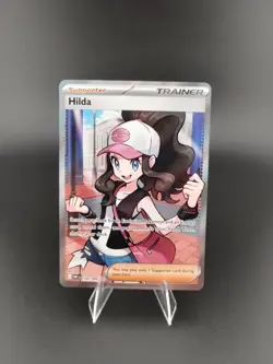 Hilda 164/086 Full Art Ultra Rare White Flare Holo Pokemon TCG Card NM Condition - Image 1