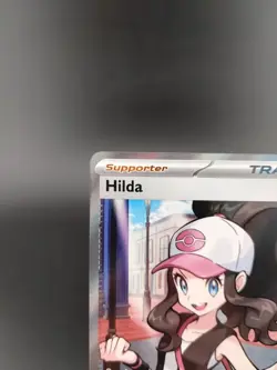 Hilda 164/086 Full Art Ultra Rare White Flare Holo Pokemon TCG Card NM Condition - Image 3