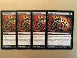 MTG 4x Syphon Life Eventide Modern Magic the Gathering Card x4 NM - Image 1
