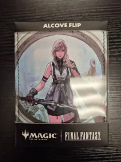 Ultra Pro Final Fantasy Lightning Alcove Flip Deck Box New - Image 1