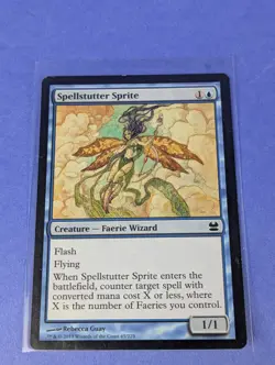MTG Magic: Modern Masters: Spellstutter Sprite #65/229 Common - LP - Image 1