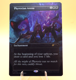 Phyrexian Arena #2318 | Rare | Borderless Rainbow Foil | Furby | MTG Secret Lair - Image 1