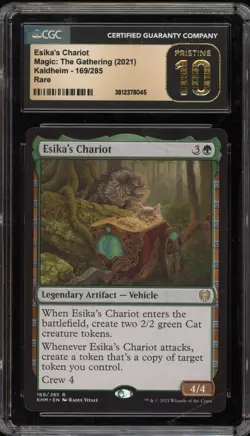 Magic MTG Esika's Chariot Kaldheim Rare #169 CGC 10 Pristine - Image 1