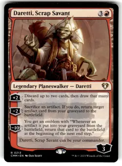 Daretti, Scrap Savant R Commander Masters 213 NM - Image 1
