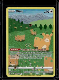 2023 Pokemon SWSH Crown Zenith Ditto Galarian Gallery #GG22/GG70 - Image 1