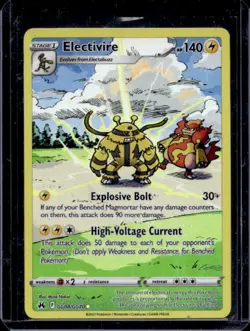 2023 Pokemon SWSH Crown Zenith Electivire Galarian Gallery #GG08/GG70 - Image 1