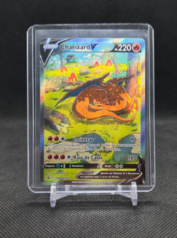 Portuguese Pokemon TCG Charizard V Full Art SWSH Black Star Promos Holo SWSH260 - Image 1