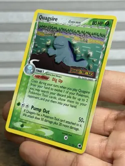 Pokemon Card - Quagsire Dragon Frontiers 21/101 Rare Reverse Holo Stamped - Image 5