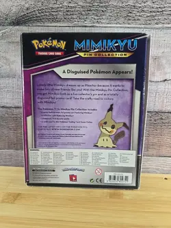 POKEMON TCG Mimikyu Premium PIN Collection Factory Sealed Box-3 Booster Packs - Image 2