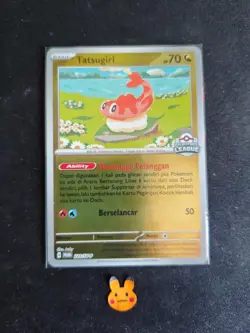 Pokemon Tatsugiri Premier Ball League Indonesia Promo Holo 223/SV-P Limited - Image 1