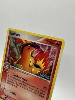 Pokemon Quilava EX Card Unseen Forces 45/115 Reverse Holo Stamped NM - Image 3