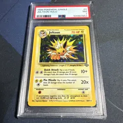 1999 POKEMON JUNGLE #4 JOLTEON-HOLO PSA 7 - Image 1