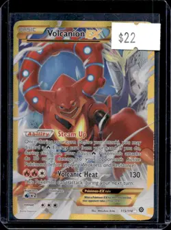 2016 Pokemon XY Steam Siege Volcanion #115/114 - Image 1