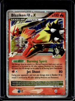 2009 Pokemon Platinum Supreme Victors Blaziken FB LV.X #142/147 - Image 1