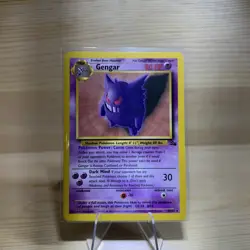 1999 Vintage Pokemon TCG (Fossil Set) - Gengar 20/62 Rare, Non Holo-NM - Image 3