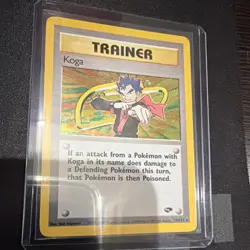 Pokemon TCG Gym Challenge Koga 19/132 Holo Trainer Card Wizards 2000 - Image 2