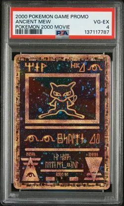 2000 POKEMON GAME MOVIE POKEMON 2000 MOVIE ANCIENT MEW PSA 4 - Image 1
