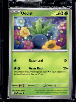 2023-25 Pokemon SV Black Star Promos - SVP EN Oddish #102 - Image 1