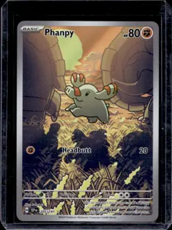 2024 Pokemon Surging Sparks Phanpy #205/191 - Image 1
