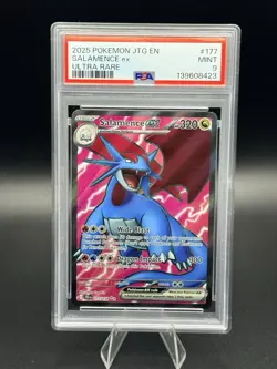 Pokemon TCG Salamence ex 177/159 Sv09: Journey Together Holo - Image 1