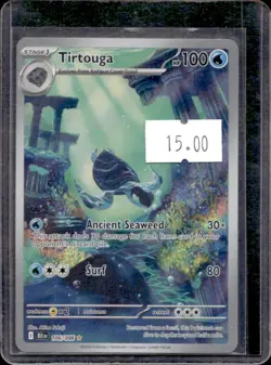 2025 Pokemon Black Bolt Tirtouga Illustration Rare #106/086 - Image 1