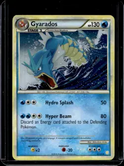 2010 Pokemon HeartGold & SoulSilver Gyarados Holo #4/123 - Image 1