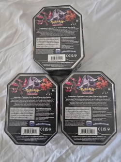 3 TCG Pokemon Game Galarian Articuno Crown Zenith Tin Pokemon SEALED - Image 2