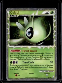 2010 Pokemon HeartGold & SoulSilver Triumphant Celebi #92/102 - Image 1