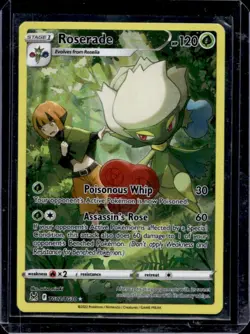 2022 Pokemon SWSH Lost Origin Roserade Trainer Gallery #TG02/TG30 - Image 1
