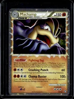 2010 Pokemon HeartGold & SoulSilver Triumphant Machamp #95/102 - Image 1