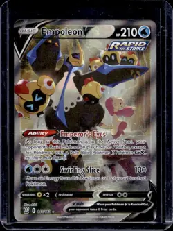 2021 Pokemon SWSH Battle Styles Empoleon V #146/163 - Image 1