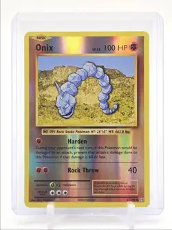 ONIX 2016 POKEMON XY EVOLUTIONS REVERSE HOLO COMMON 61/108 Q4490 - Image 1