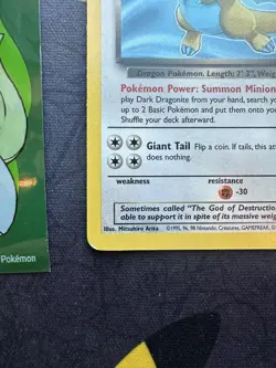 Pokemon Dark Dragonite 22/82 Non Holo Team Rocket Rare 013💎NM💎 - Image 2