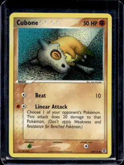 2004 Pokemon EX FireRed & LeafGreen Cubone #60/112 - Image 1
