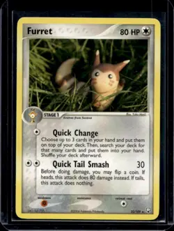 2004 Pokemon EX Team Rocket Returns Furret #22/109 - Image 1