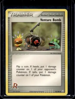 2004 Pokemon EX Team Rocket Returns Venture Bomb #93/109 - Image 1