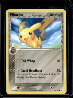 2006 Pokemon EX Holon Phantoms Pikachu Delta Species #79/110 - Image 1