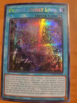 Primite Lordly Lode Prismatic Secret Rare MP25-EN114 2025 Yugioh 1st Edition - Image 1