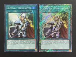 2024 YUGIOH RA02 COLLECTORS & PLATINUM SECRET RARE CROSSOUT DESIGNATOR NM SET - Image 1
