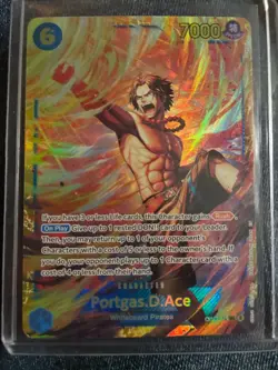 Portgas.D.Ace Alt Art OP13-119 SEC Carrying on His Will One Piece ENGLISH - Image 1