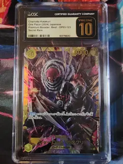 CGC Pristine 10 Japanese One Piece Charlotte Katakuri SEC Slab - Image 1