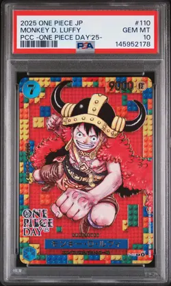 2025 ONE PIECE JPN PREMIUM COLLECTION ONE PIECE DAY'25 MONKEY D. LUFFY PSA 10 - Image 1