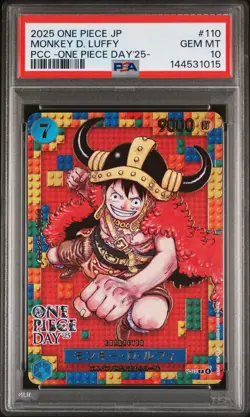 2025 ONE PIECE JPN PREMIUM COLLECTION ONE PIECE DAY'25 MONKEY D. LUFFY PSA 10 - Image 1