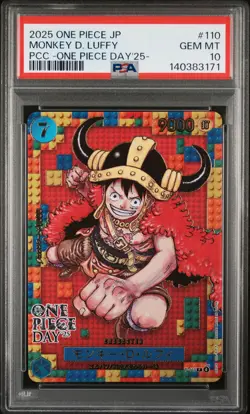 2025 ONE PIECE JPN PREMIUM COLLECTION ONE PIECE DAY'25 MONKEY D. LUFFY PSA 10 - Image 1