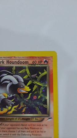 Pokemon Card Dark Houndoom Holo 007/113 Neo Destiny (LP) - Image 2
