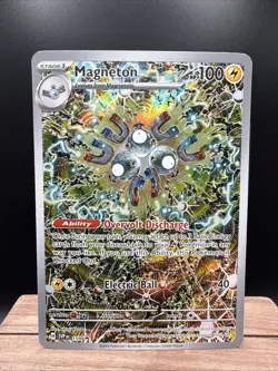 Magneton SVP 159 Black Star Promo Holo Card Surging Sparks, Pokemon TCG Full Art - Image 1