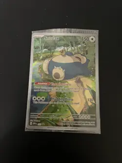 Sealed - Pokemon TCG Snorlax Scarlet & Violet 151 Black Star Promo Card 051 - Image 1