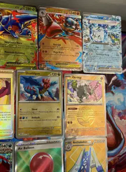 Pokemon 17 Card Lot - Illustration Rares Masterball Pokeball Full Art and ex!!!! - Image 4